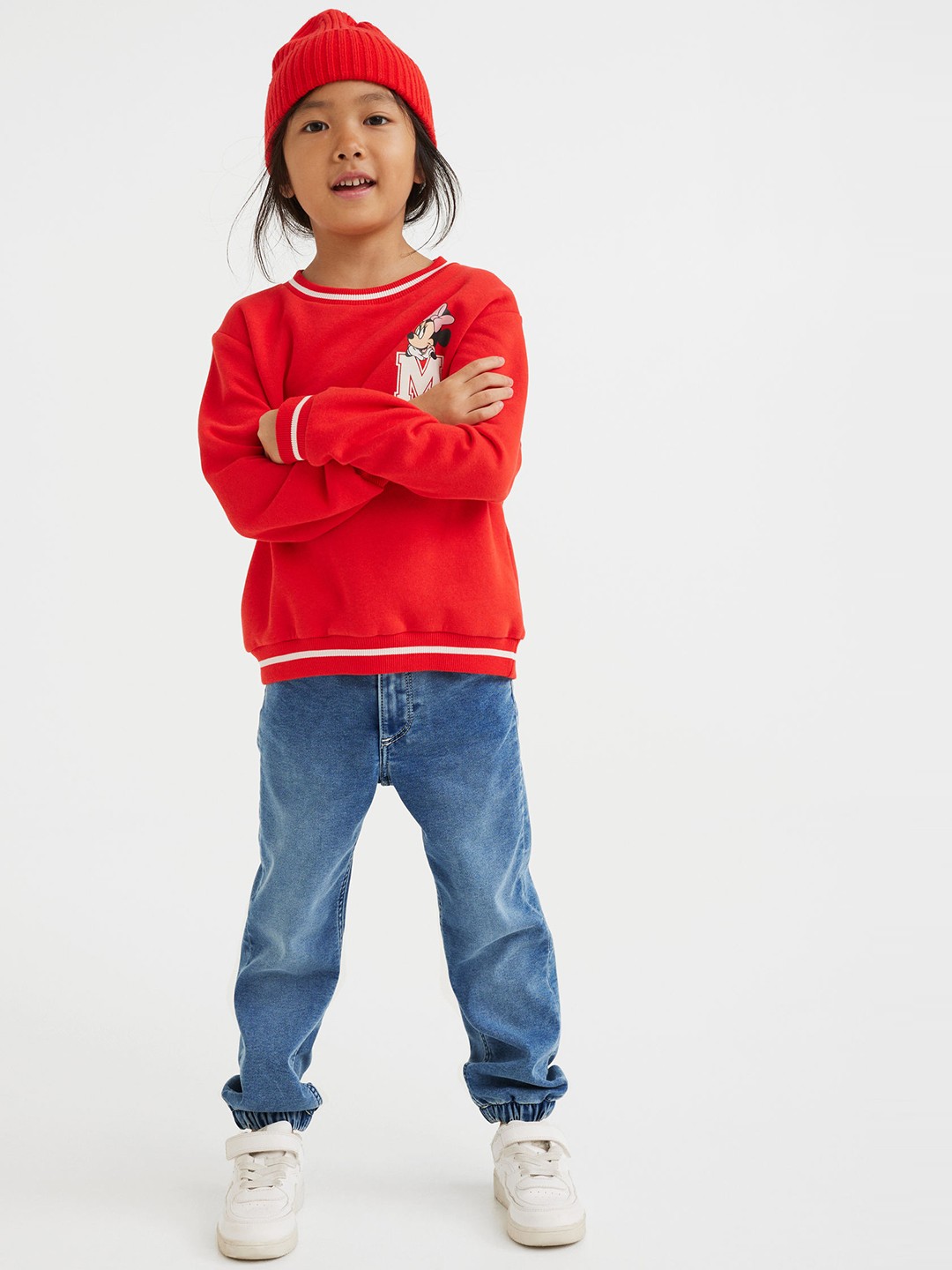 

H&M Girls Blue Superstretch Denim Joggers