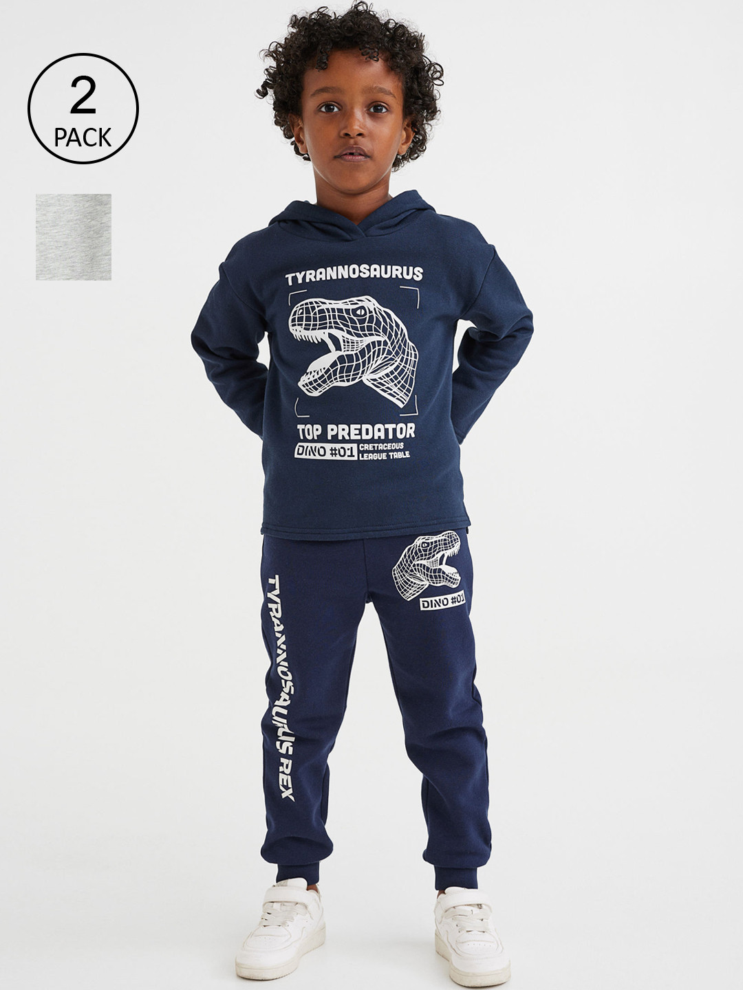 

H&M Boys Blue & Grey 2-pack joggers