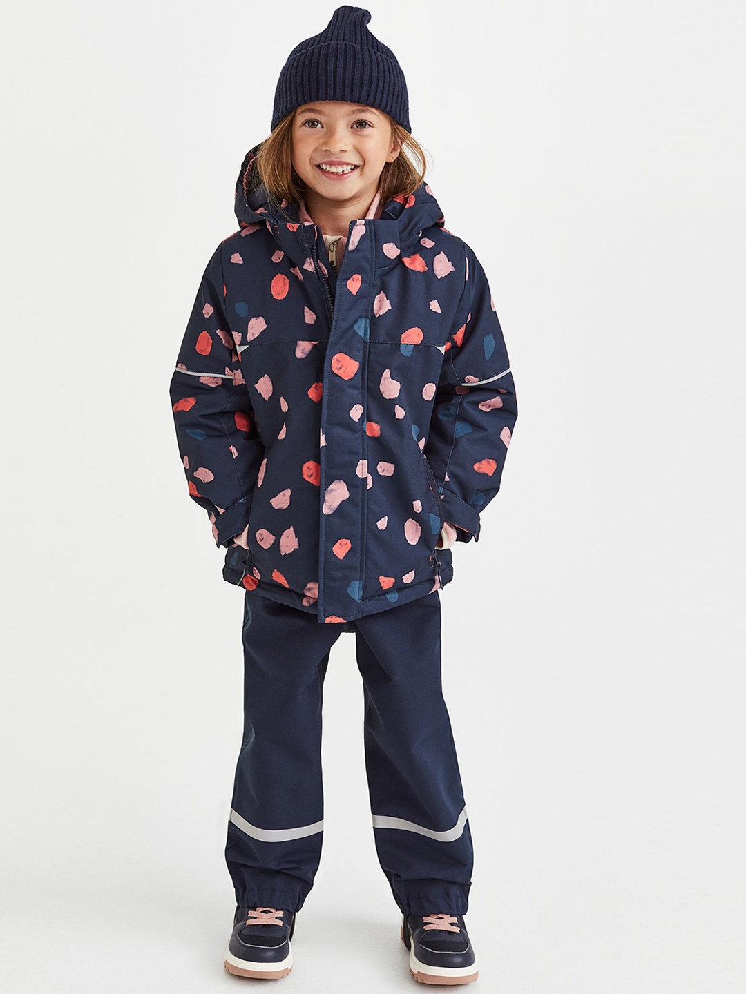 

H&M Girls Multicolored Water-Resistant Jacket, Multi