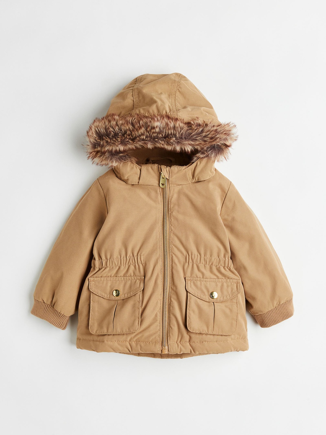 

H&M Girls Beige Padded Parka