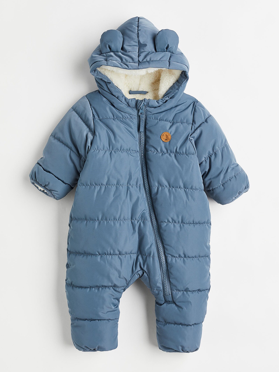 

H&M Girls Blue Padded All-In-One Suit