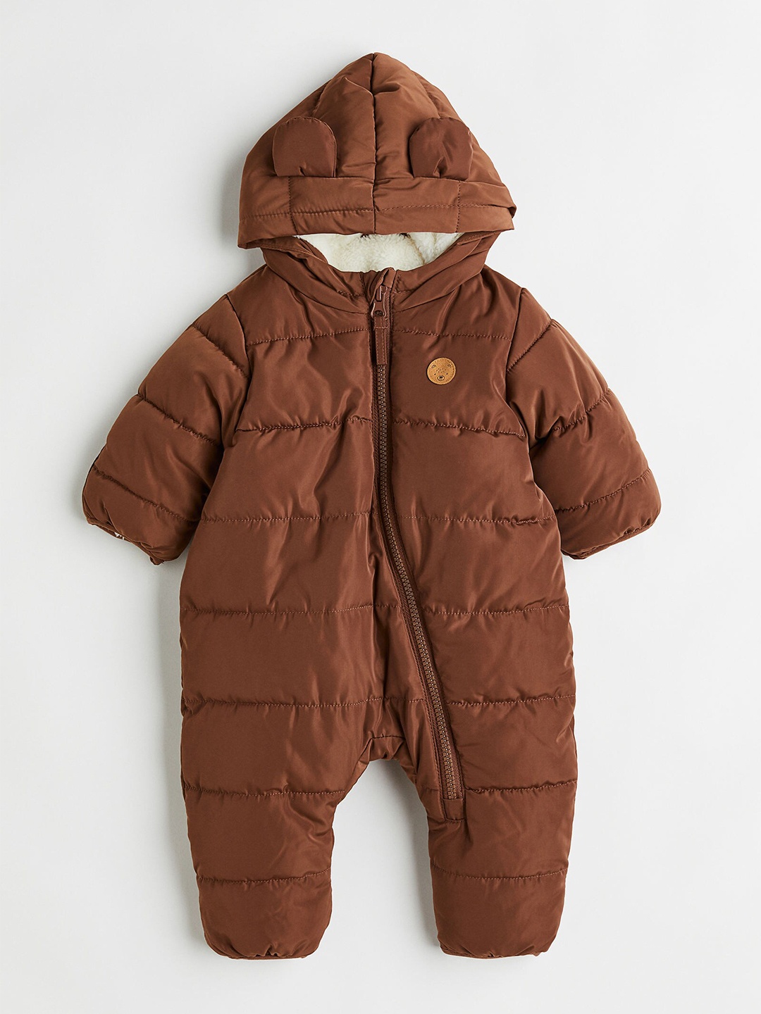 

H&M Girls Brown Padded All-In-One Suit