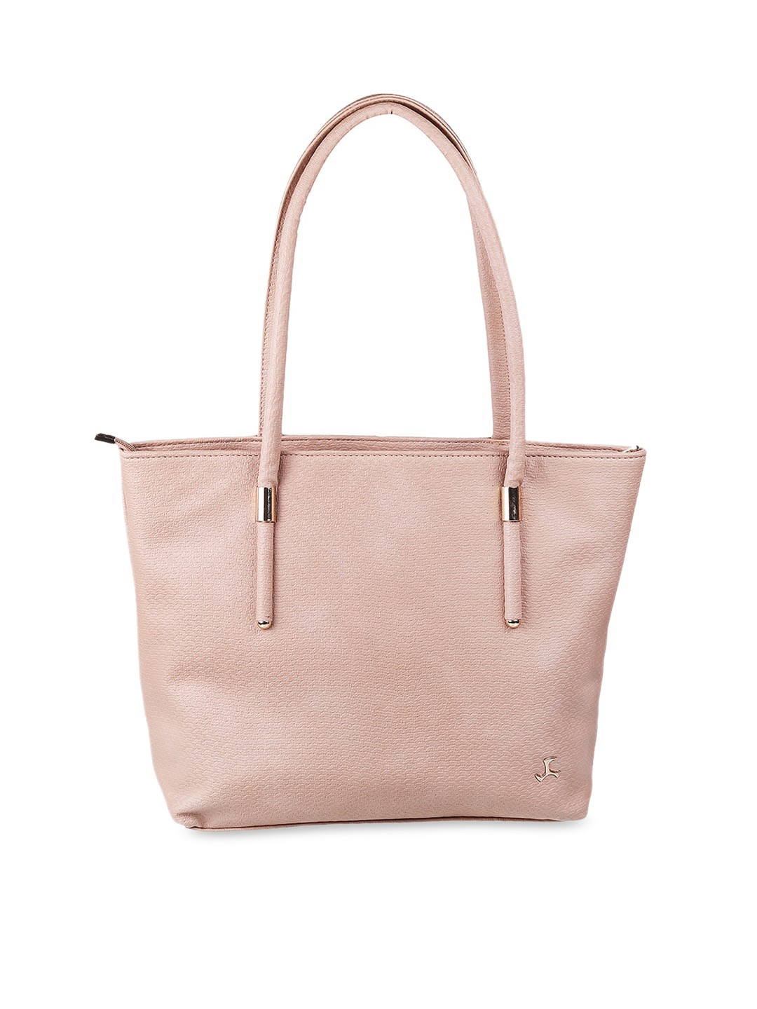 

Mochi Beige Textured Structured Shoulder Bag