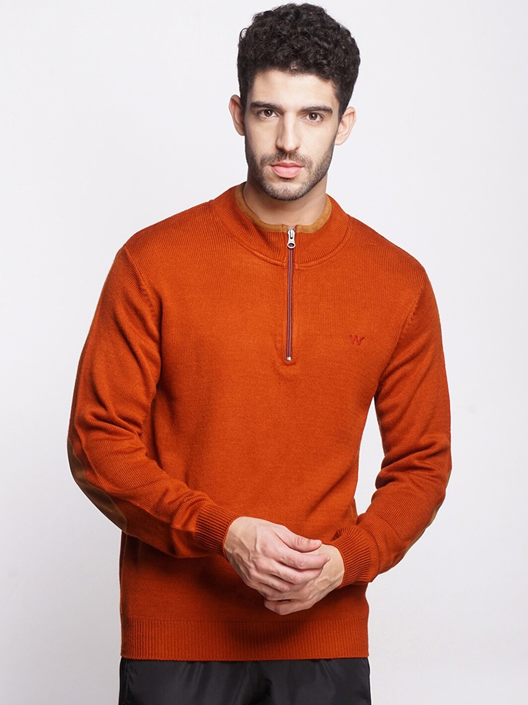 

Wildcraft Men Rust Acrylic Sweatshirt