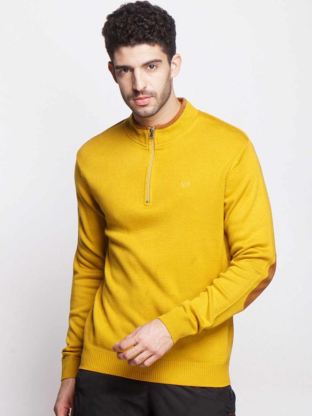 

Wildcraft Men Yellow Acrylic Sweatshirt