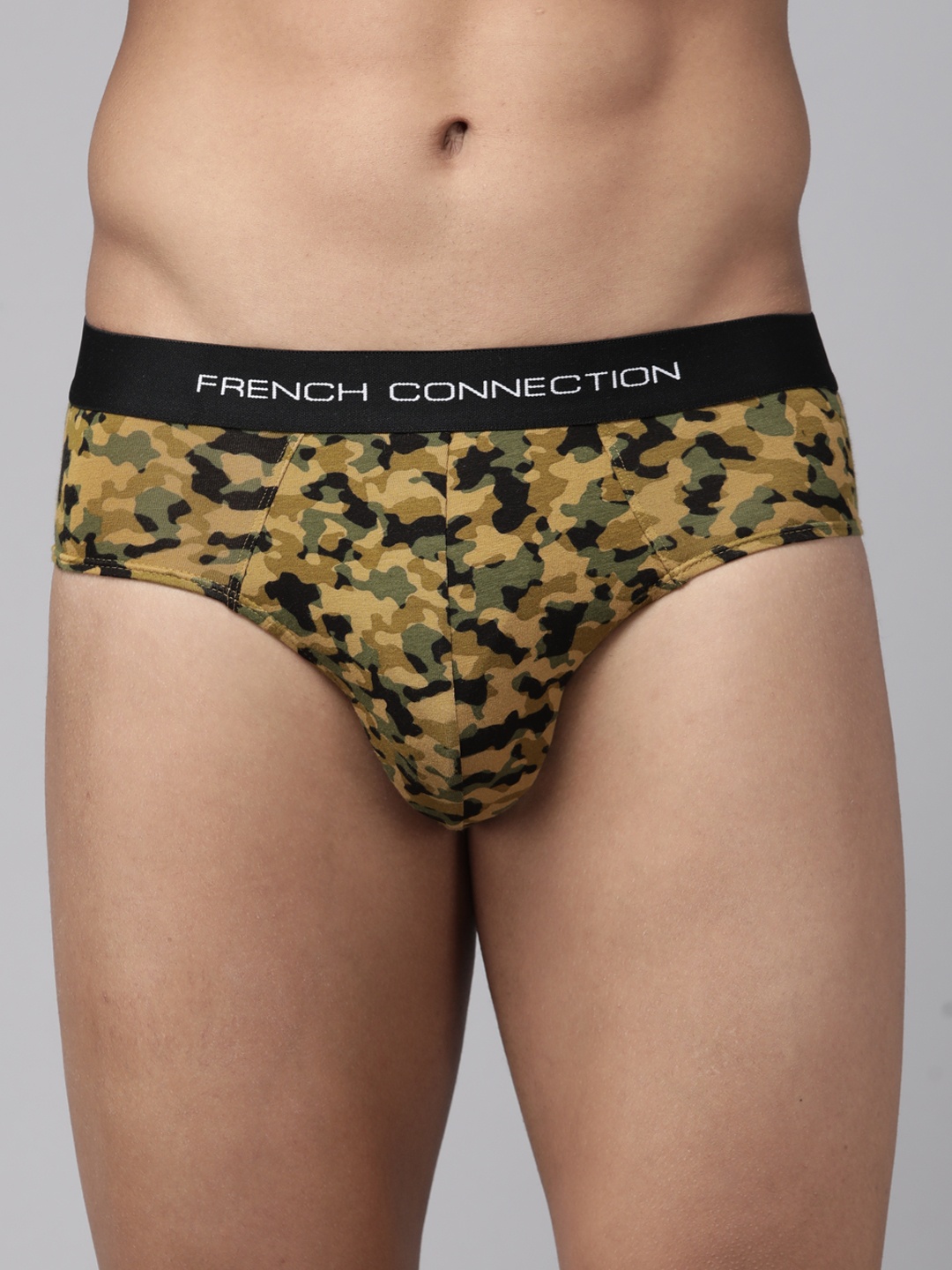 

FCUK Camouflage Printed Basic Briefs M1AAP, Olive