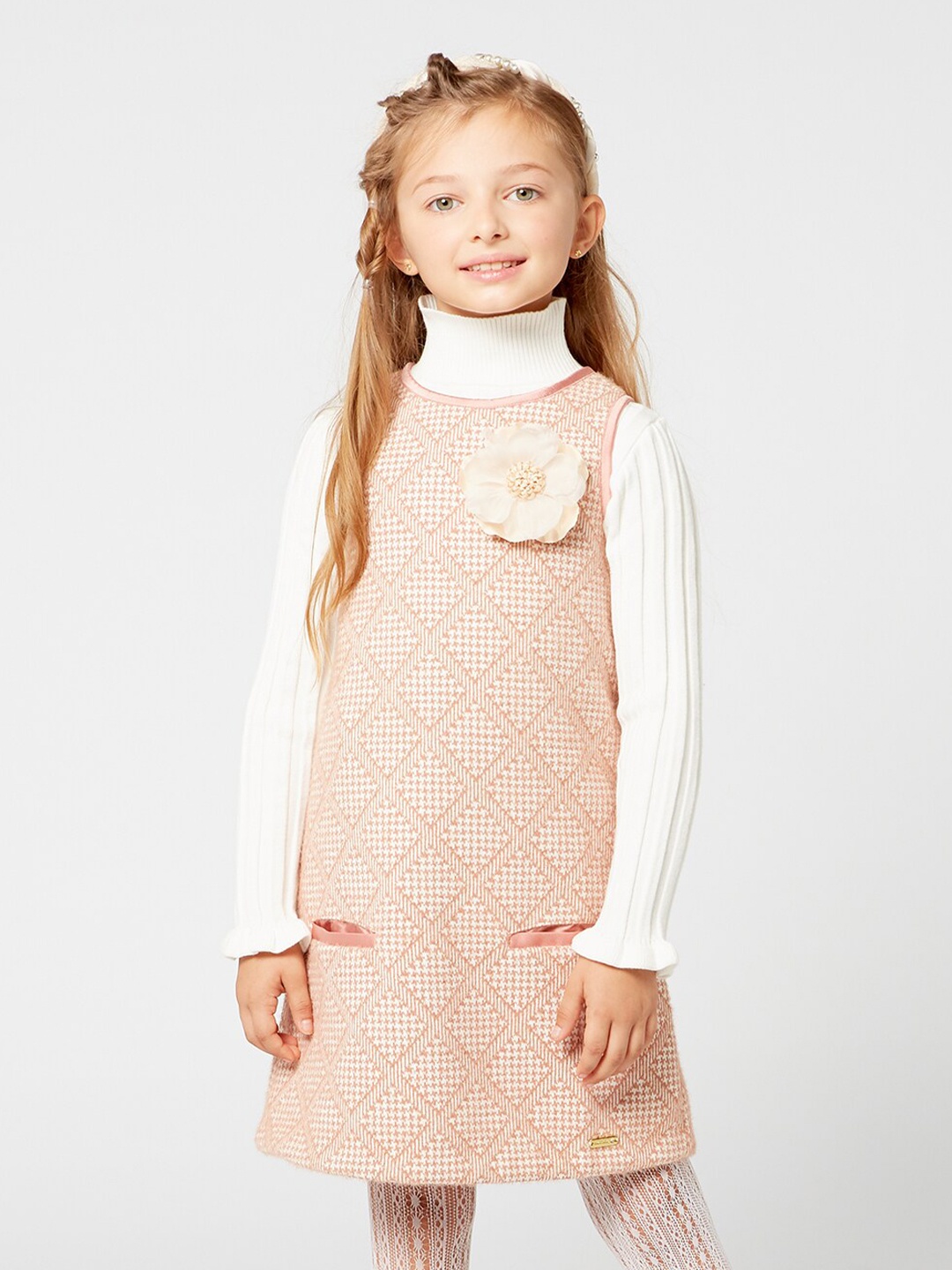 

One Friday Pink Girl A-Line Dress