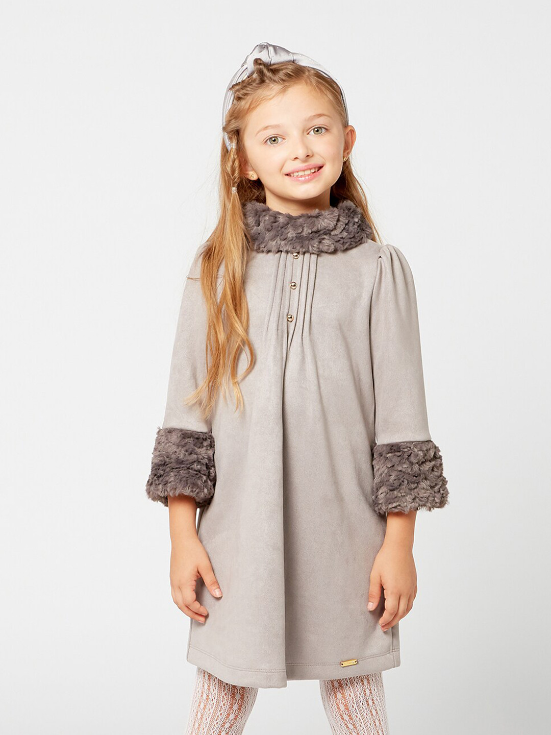 

One Friday Girl Grey A-Line Dress