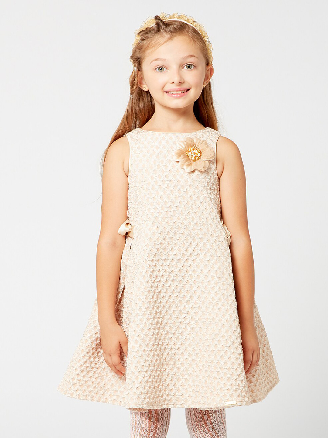 

One Friday Girl Beige A-Line Dress