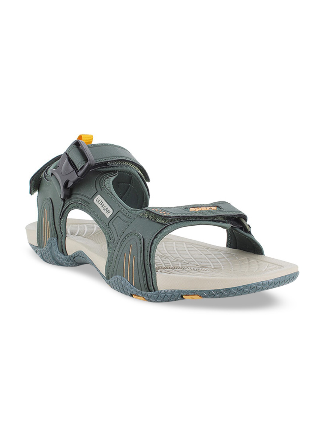 

Sparx Men Green Solid Sports Sandals