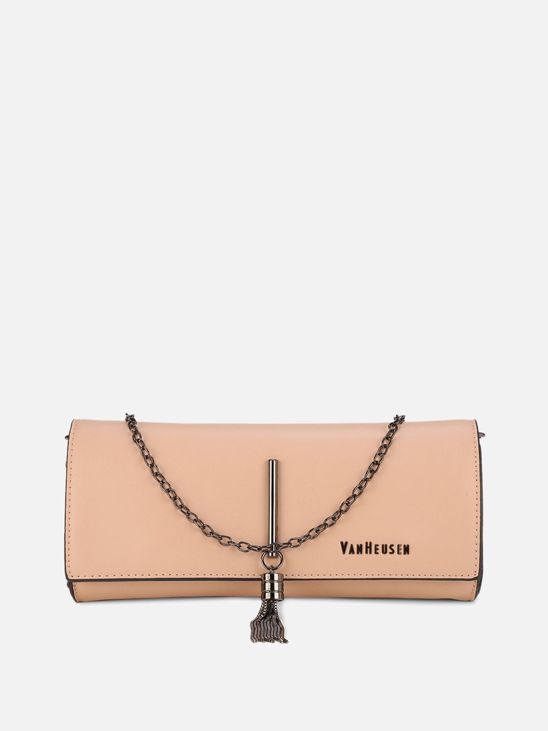 

Van Heusen Woman Peach PU Swagger Sling Bag