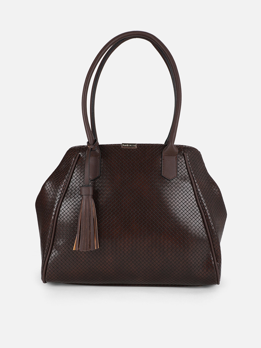 

Van Heusen Woman Maroon Textured PU Structured Shoulder Bag
