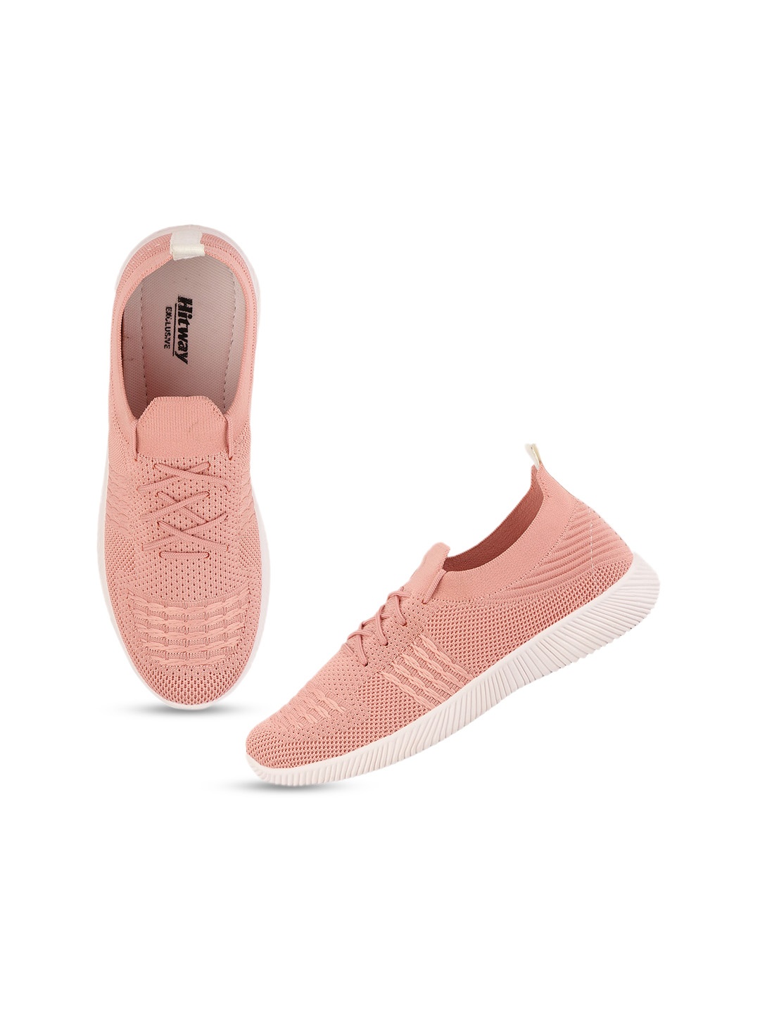 

Try Me Women Woven Design Sneakers, Pink