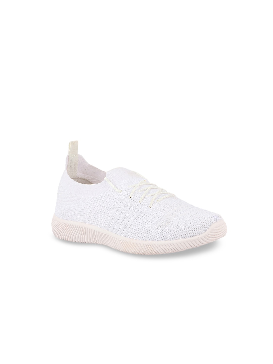 

Try Me Women Woven Design Sneakers, White