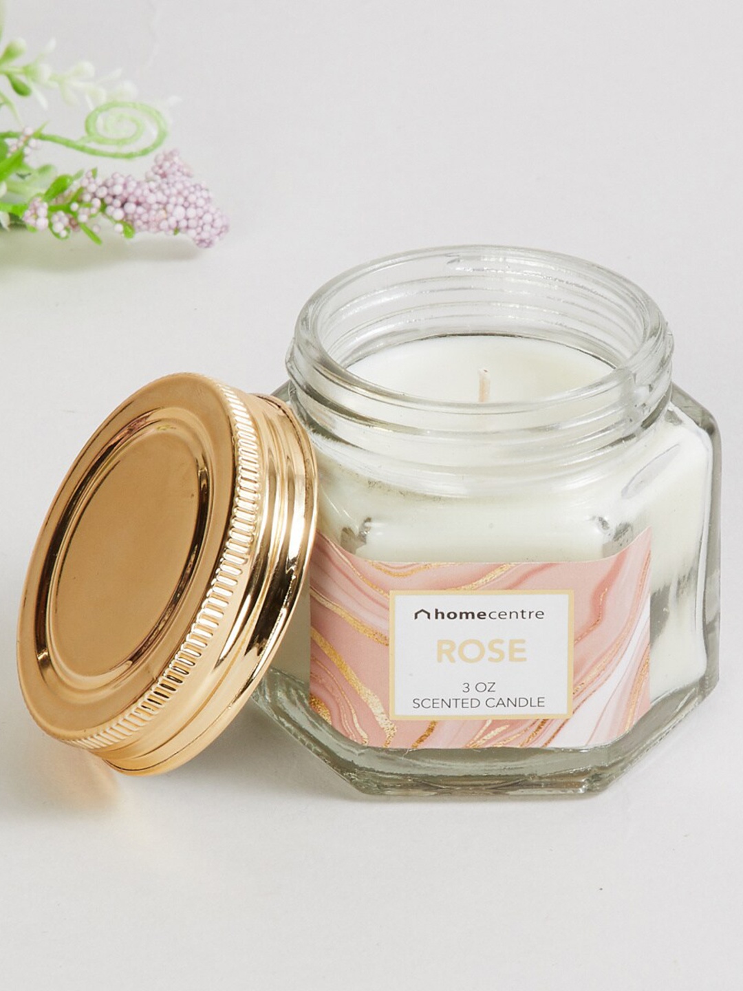 

Home Centre White Rose Scented Jar Candle