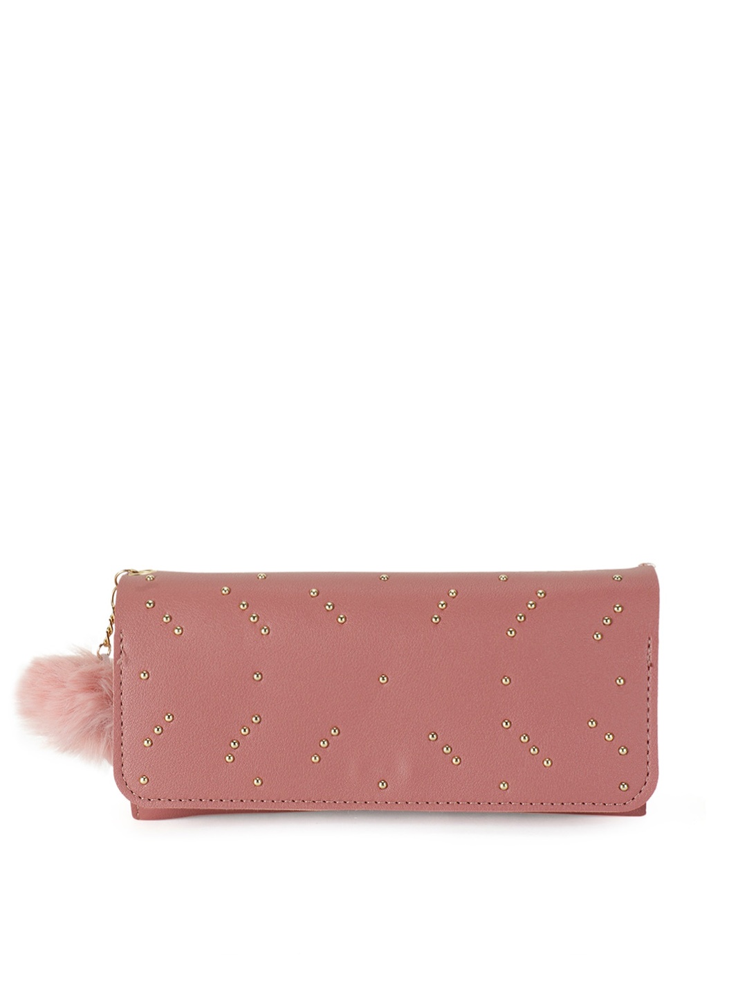 

ZEVORA Embellished Purse Clutch, Nude