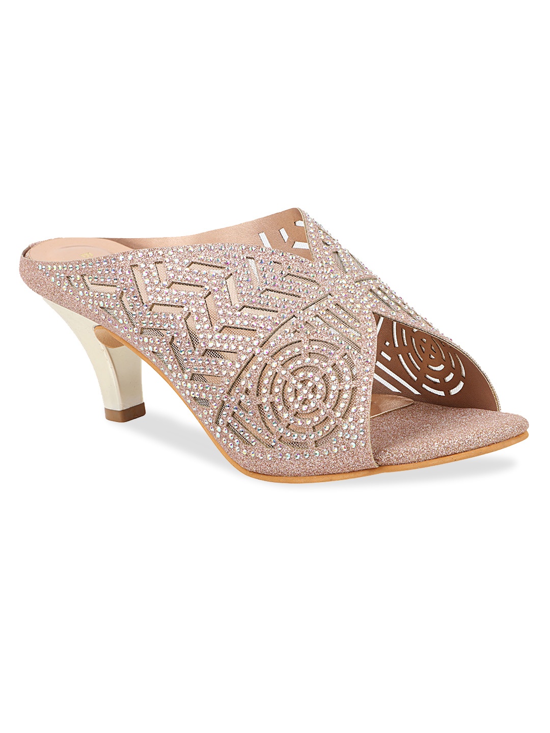 

THE WHITE POLE Party Block Mules, Pink