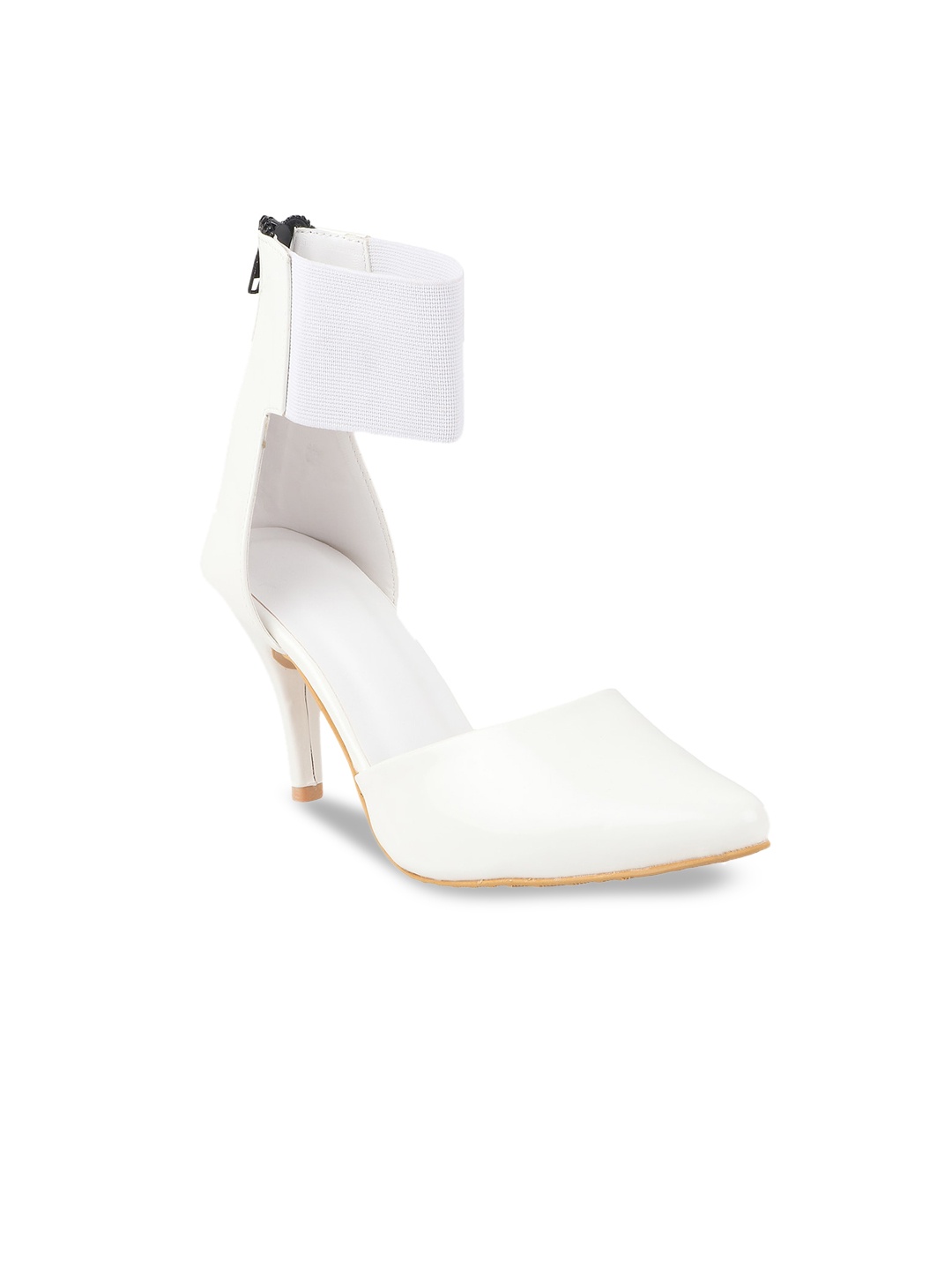 

THE WHITE POLE White Kitten Pumps Heels