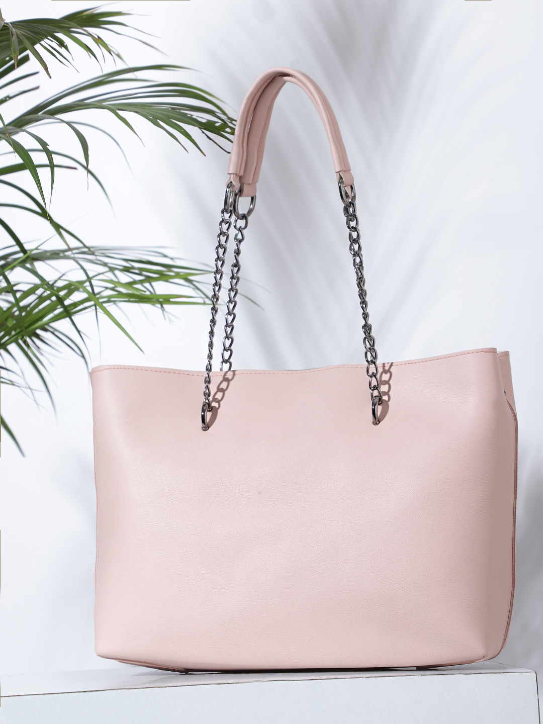 

Bag Pepper Peach-Coloured Textured Handheld Bag