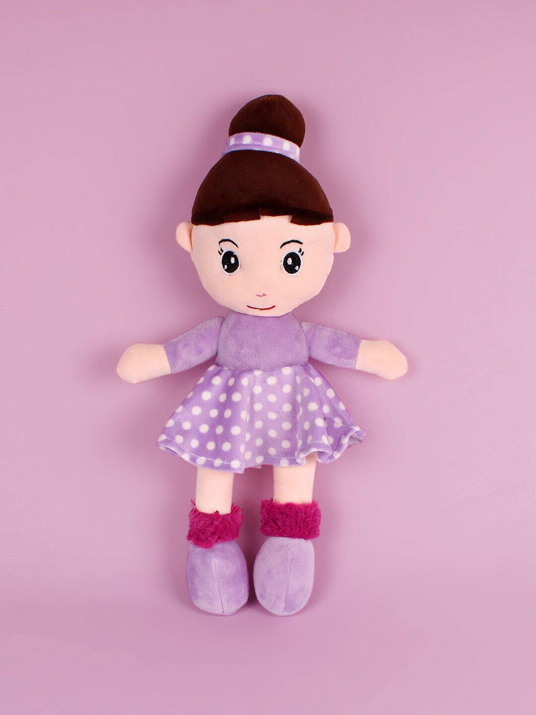 

DukieKooky Kids Purple Bun Soft Doll