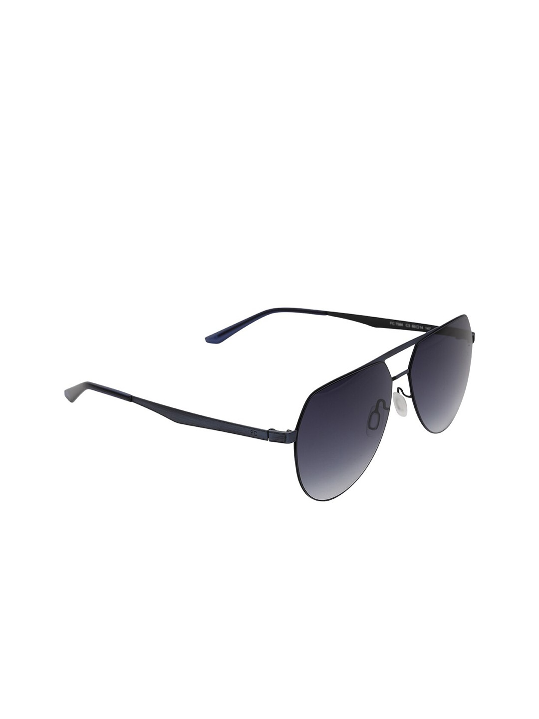 

French Connection Men Blue Lens & Black Aviator Sunglasses FC_7584_C3_S_with_case-Blue