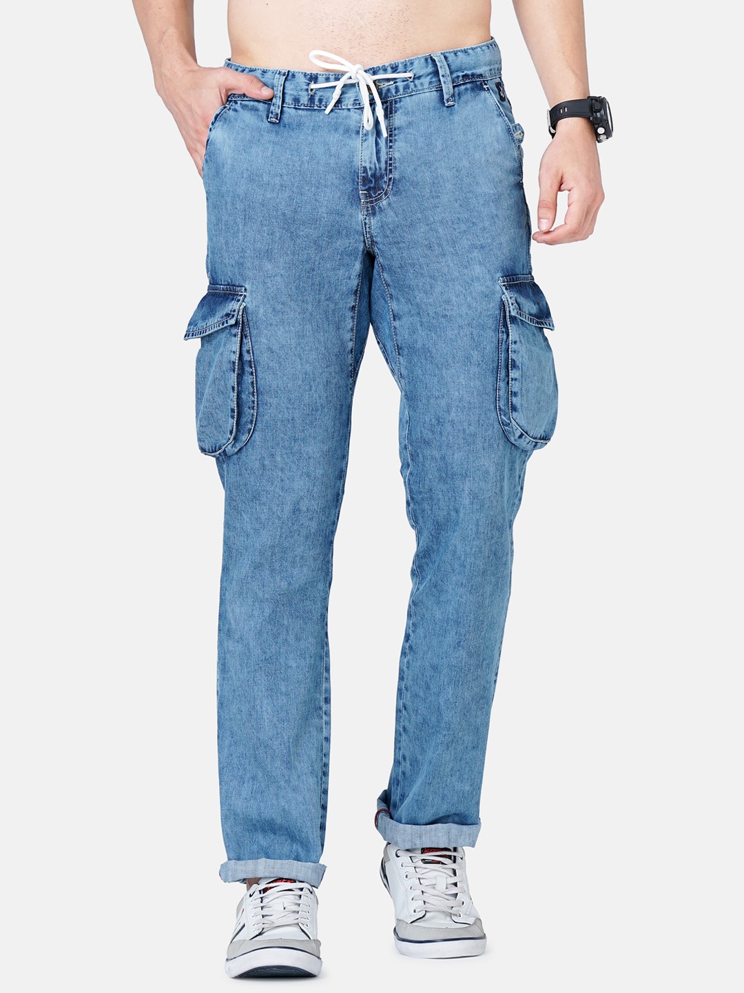 

Jean Cafe Men Blue Jean Relaxed Fit Stretchable Jeans