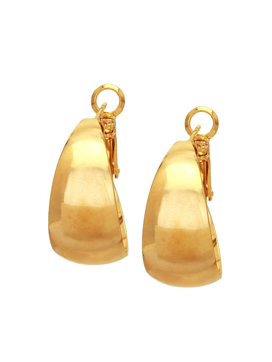 

Adwitiya Collection Gold Plated Classic Drop Earrings