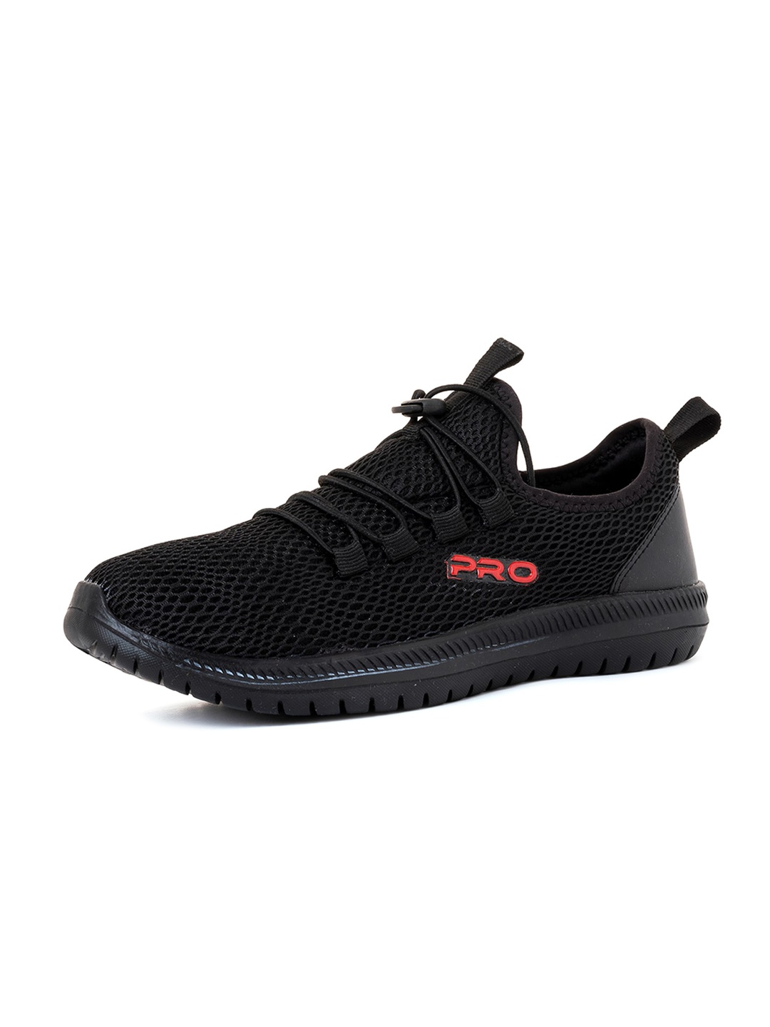 

Khadims Men Woven Design Lace Up Sneakers, Black