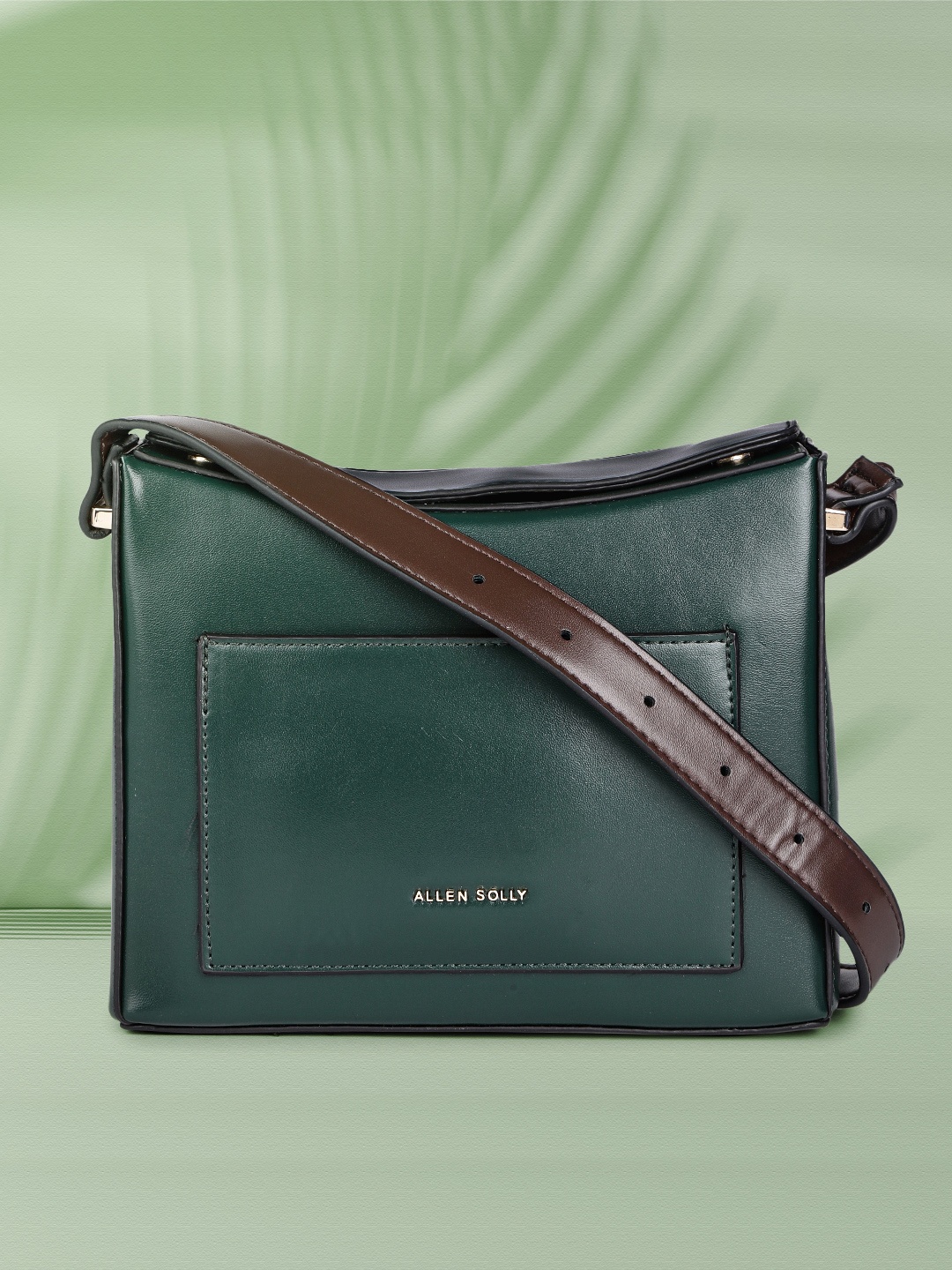 

Allen Solly Green Solid Shoulder Bag