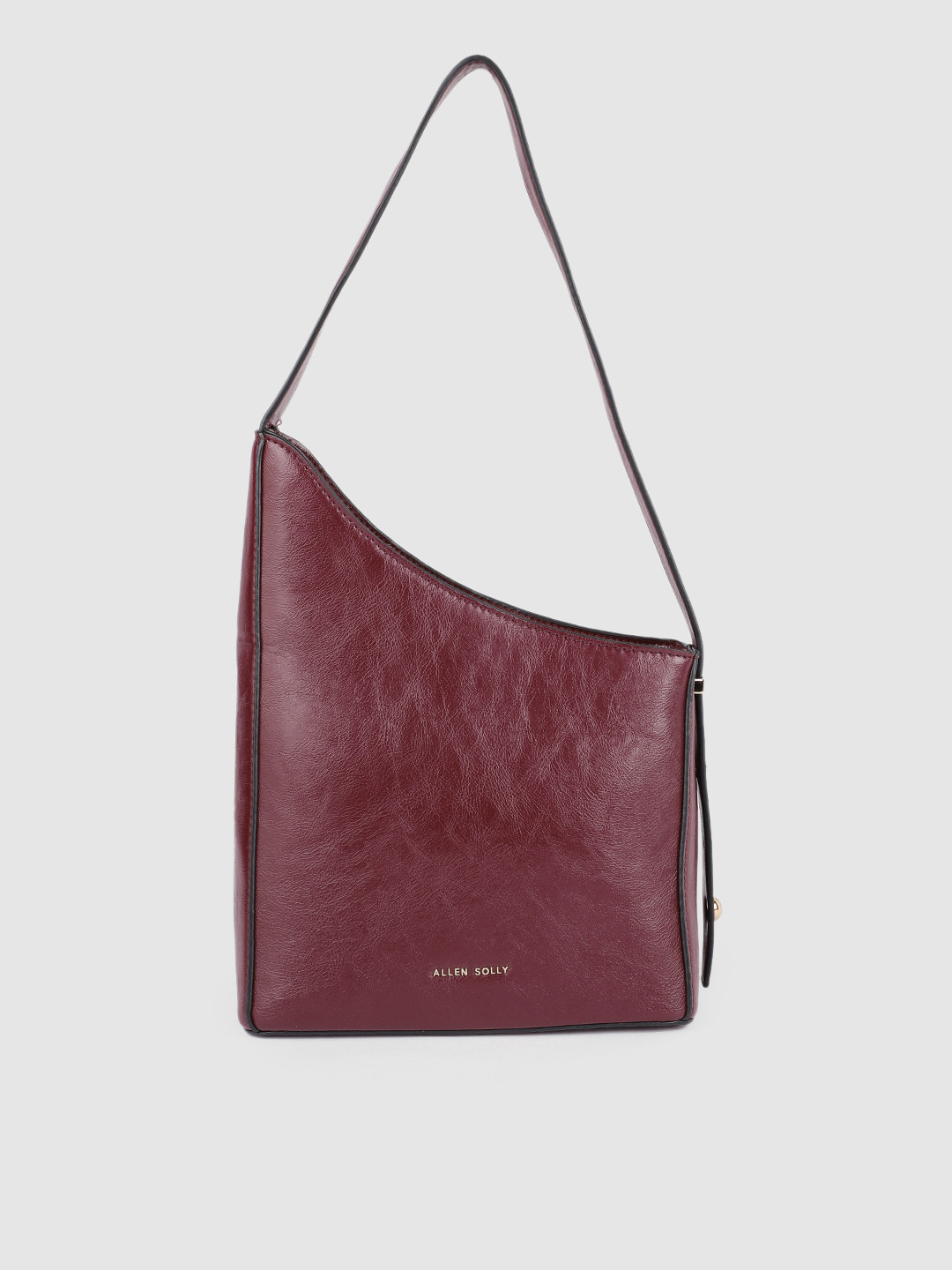 

Allen Solly Maroon Structured Handheld Bag