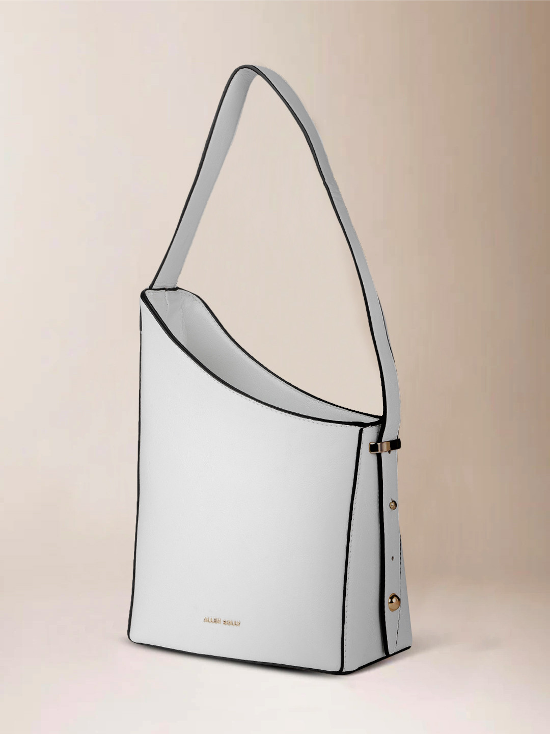 

Allen Solly White Solid Handheld Bag