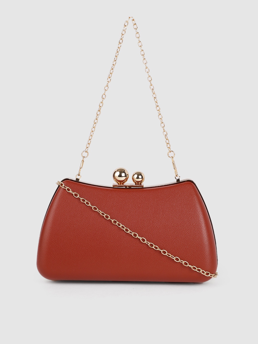 

Allen Solly Rust Red Box Clutch