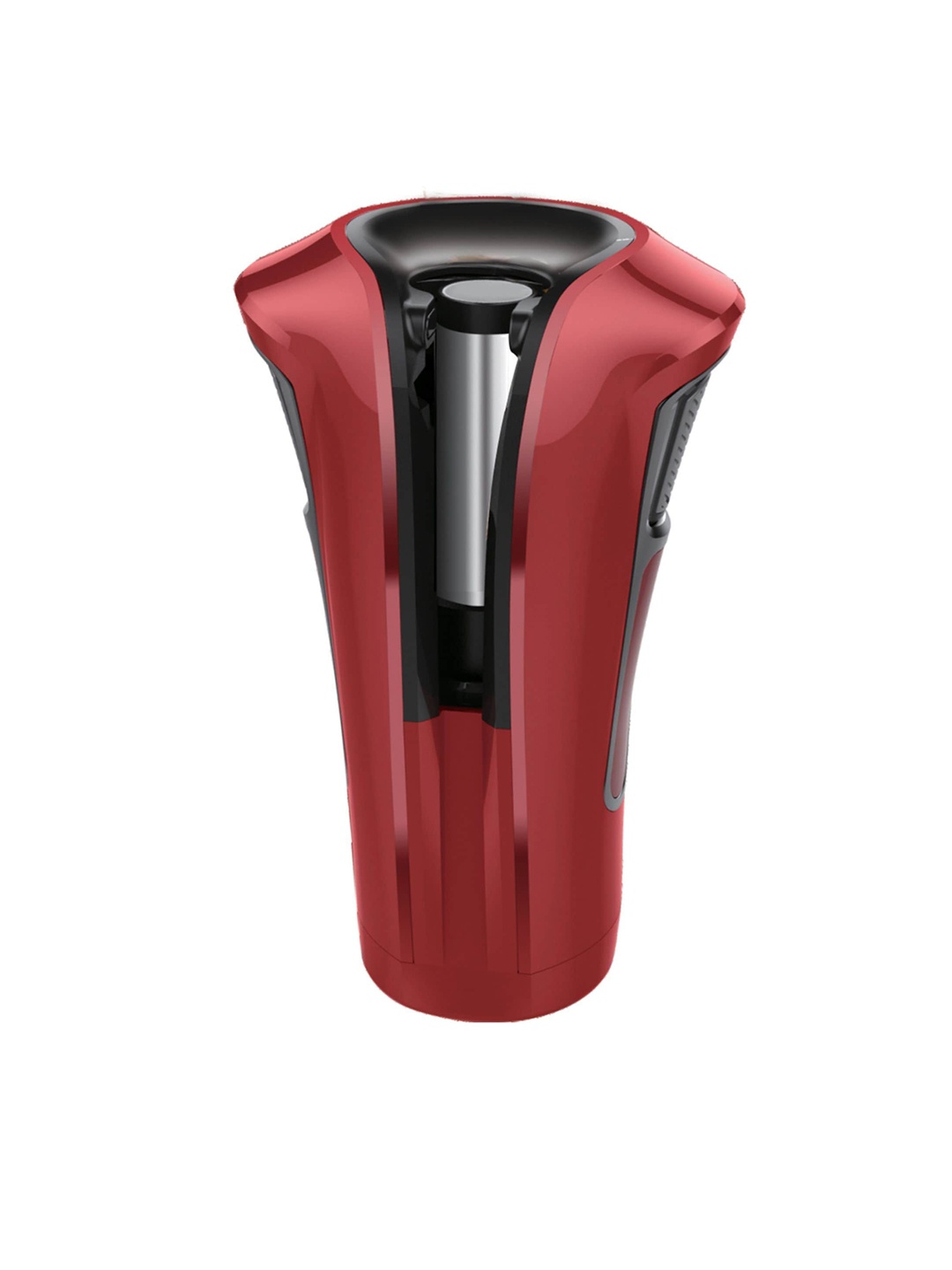 

Groomiist Automatic 220-240V Titanium Coated Hair Curling iron GHS-69, Red