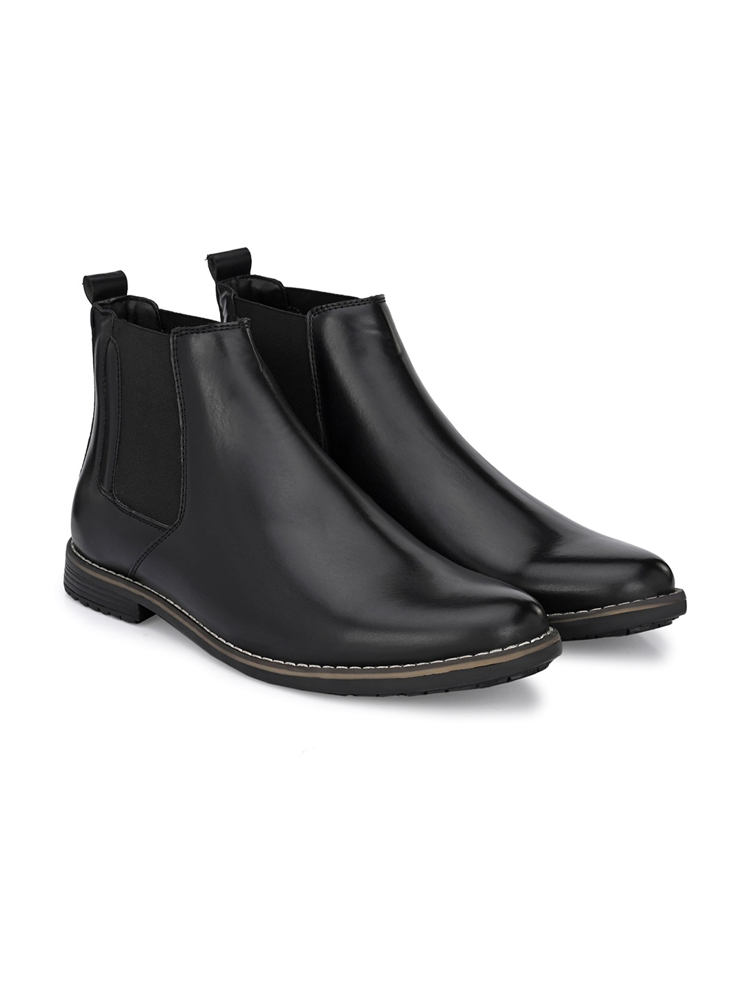 

El Paso Men Black Solid Casual Boots