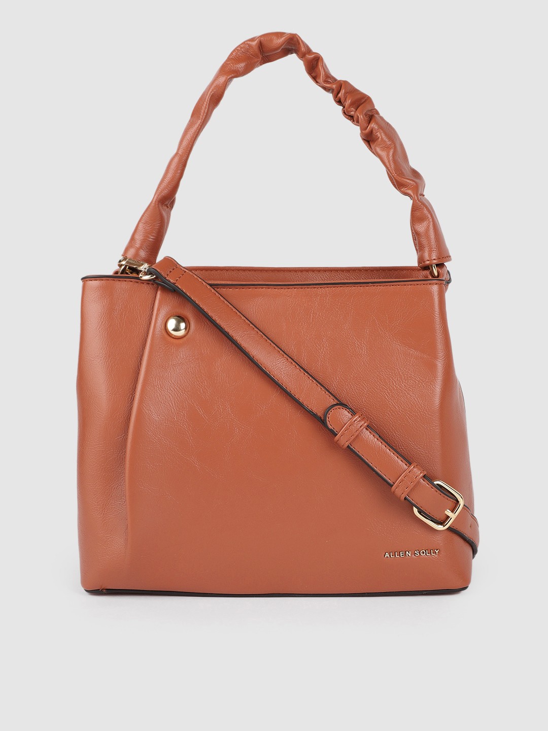 

Allen Solly Brown Solid Handheld Bag