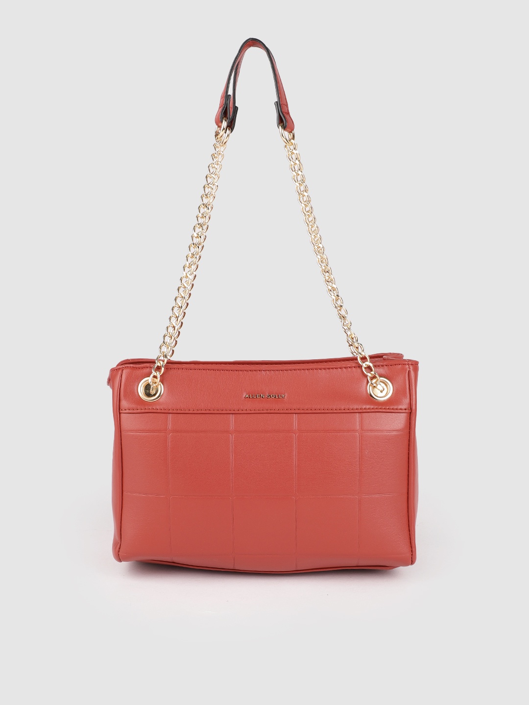 

Allen Solly Burgundy Textured Shoulder Bag