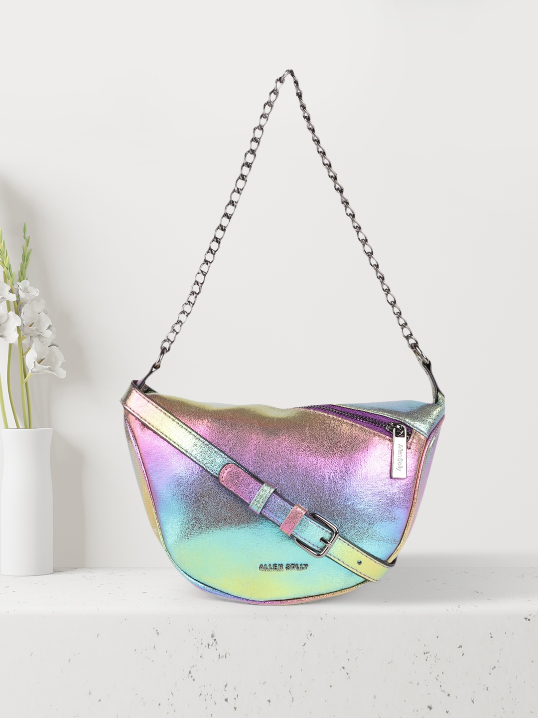 

Allen Solly Multicoloured Embellished Shoulder Bag, Multi