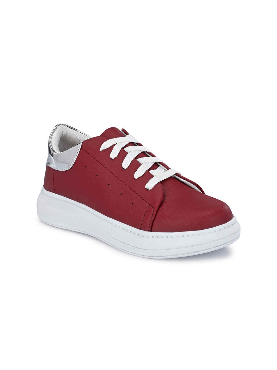 

El Paso Women Casual Lace Up Sneakers, Red
