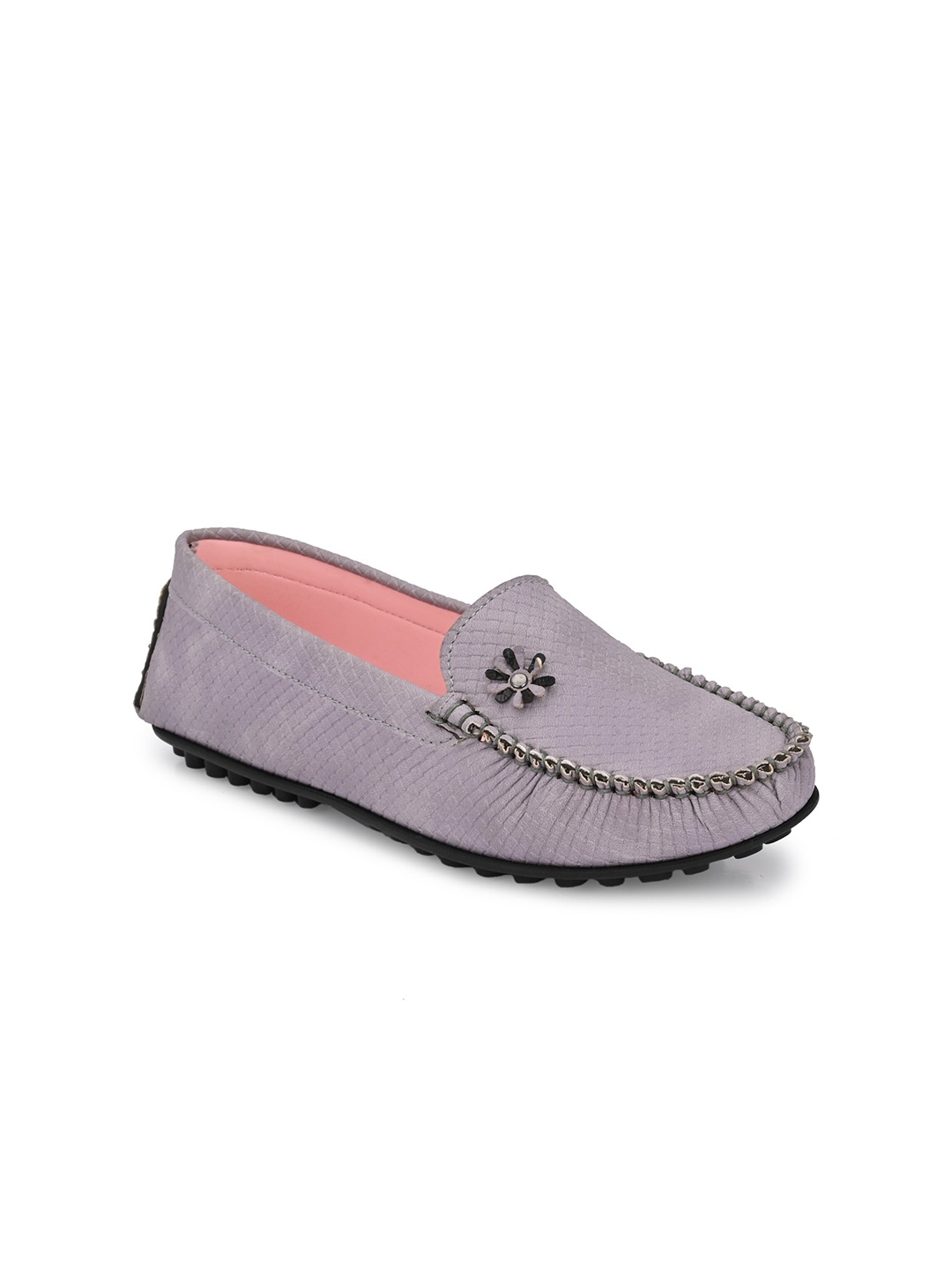 

El Paso Women Synthetic Leather Slip On Loafers, Purple