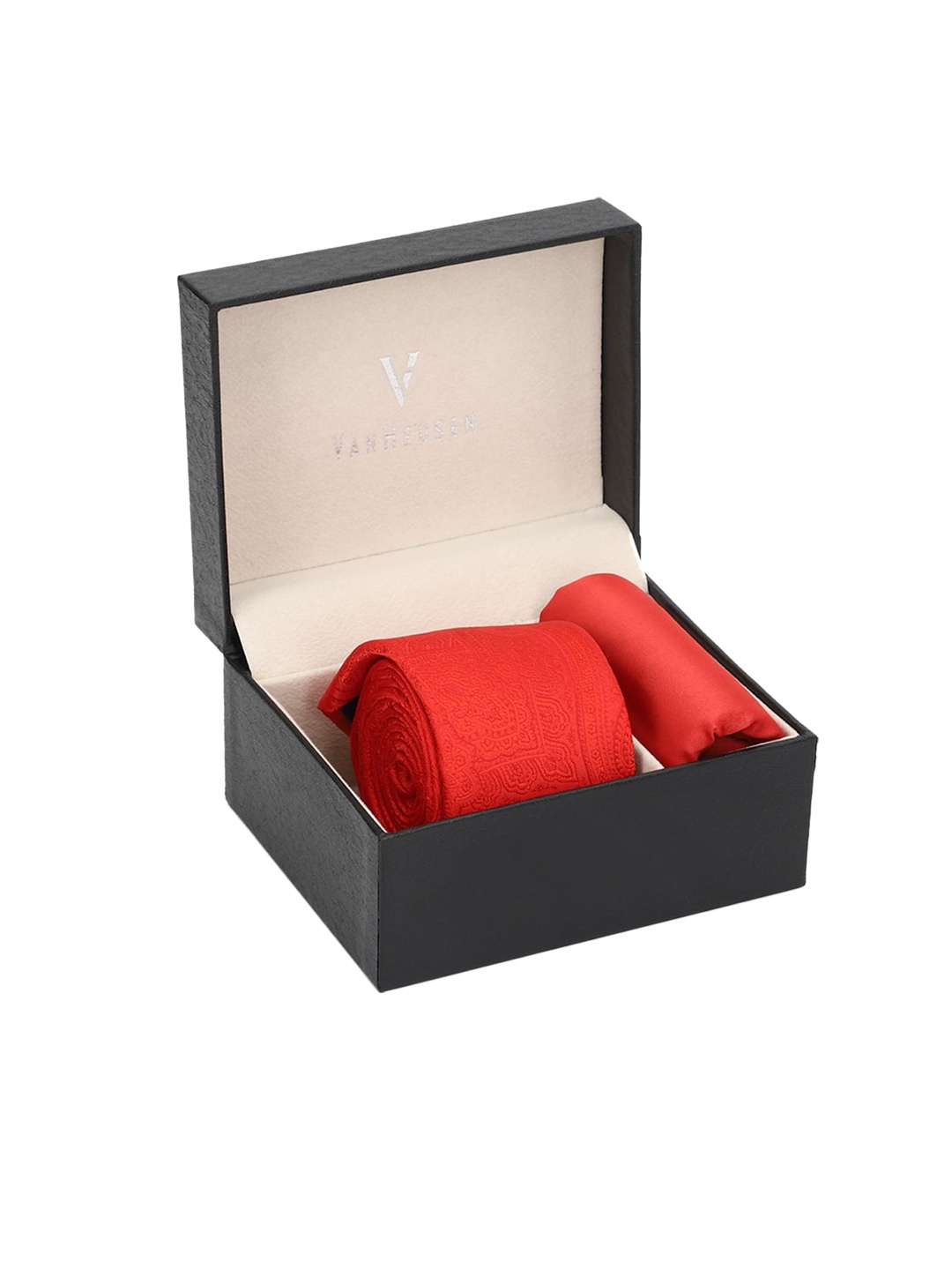 

Van Heusen Men Red Solid Accessory Gift Set