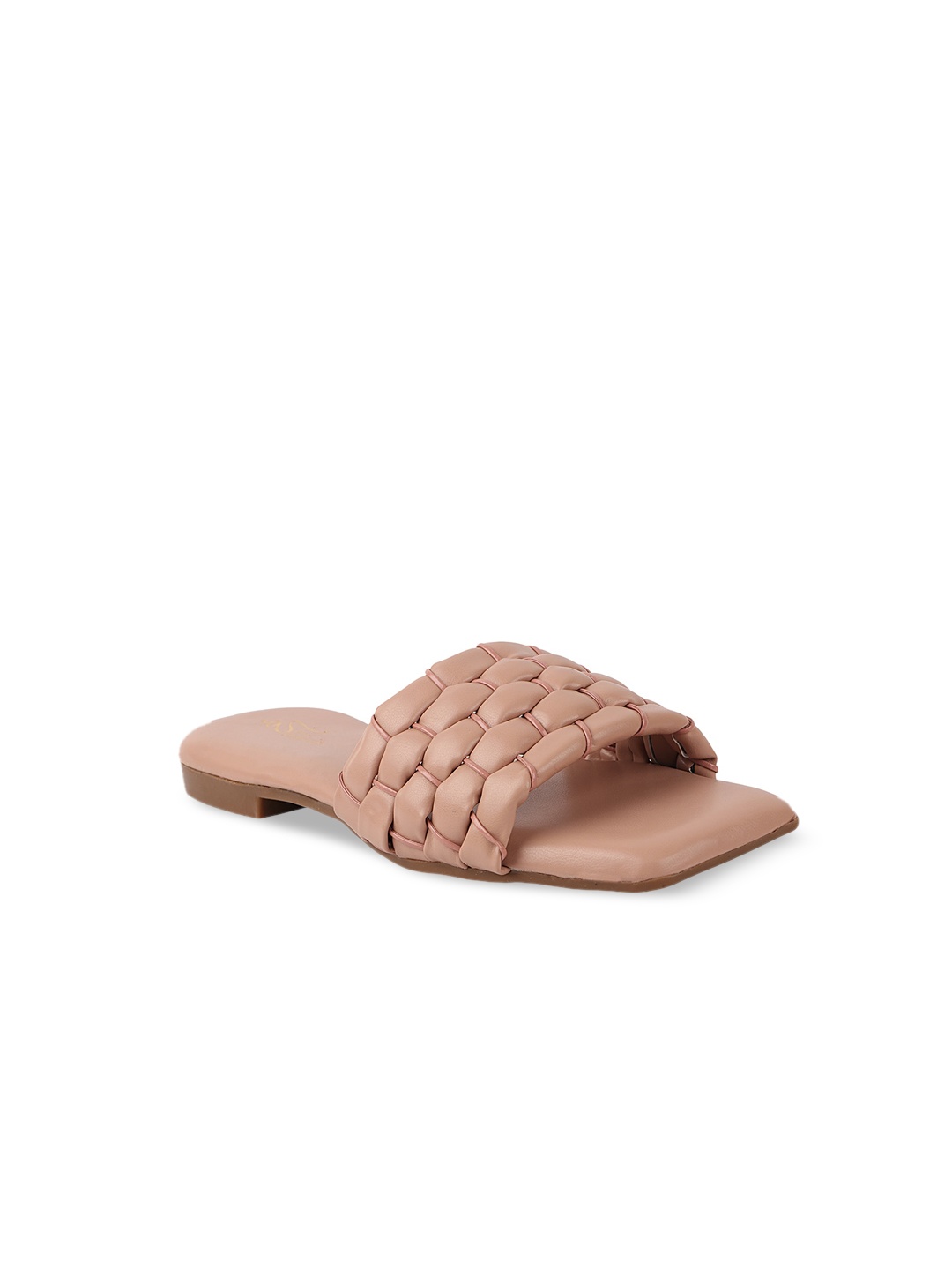 

THE WHITE POLE Women Open Toe Flats, Pink