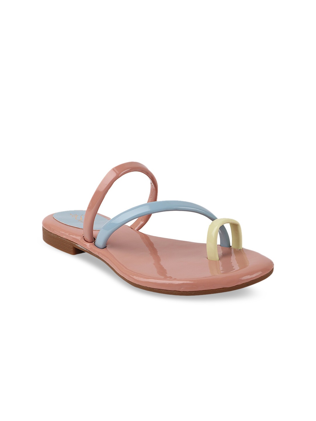 

THE WHITE POLE Women One Toe Flats, Pink