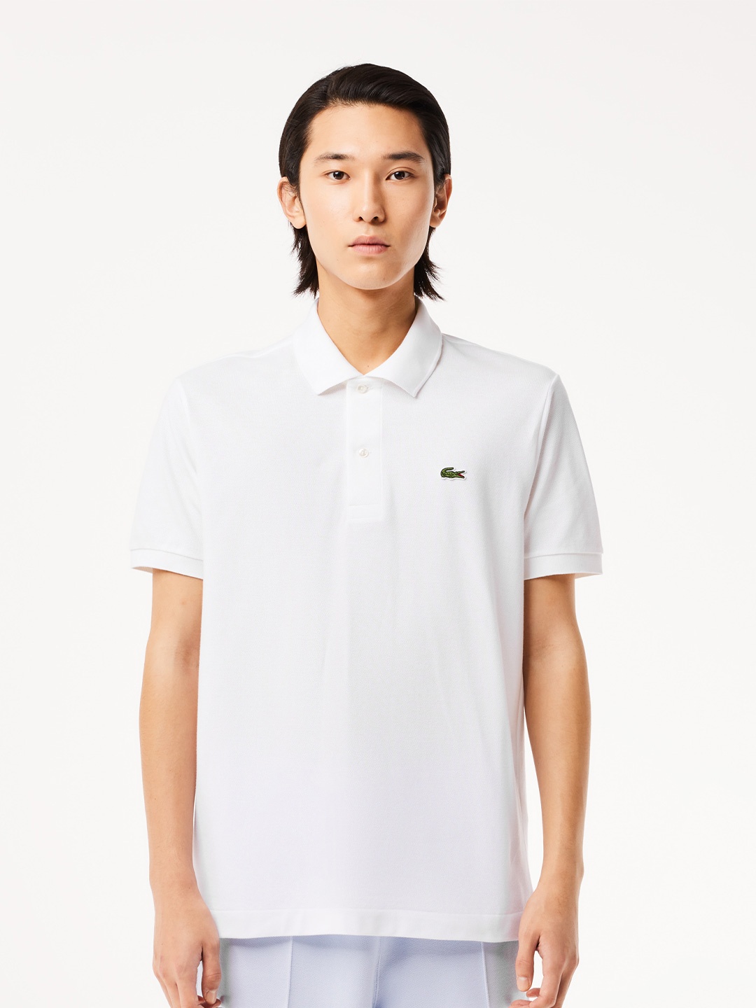 

Lacoste White Classic Fit L.12.12 Polo