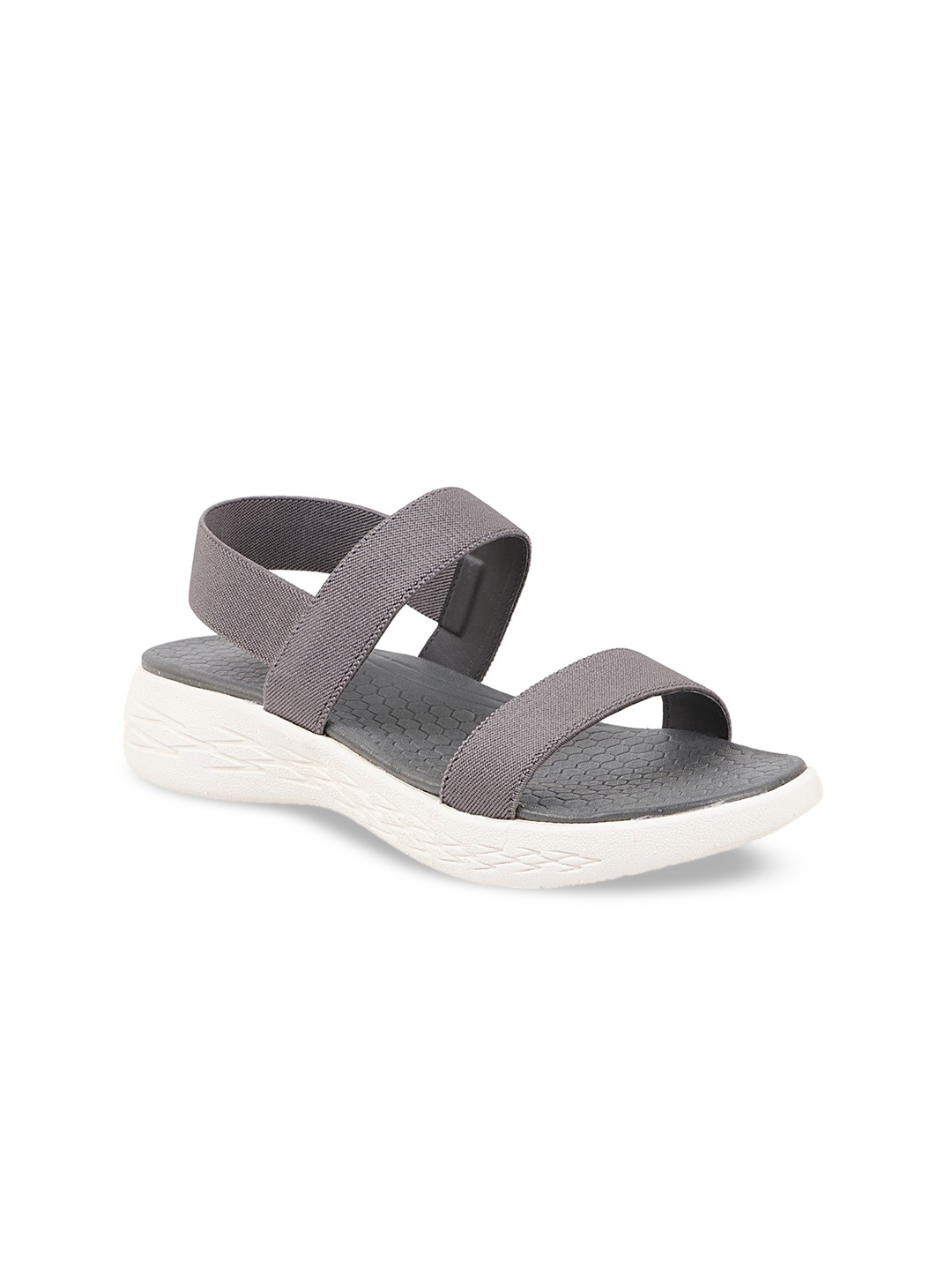

THE WHITE POLE Women Grey Wedge Sandals