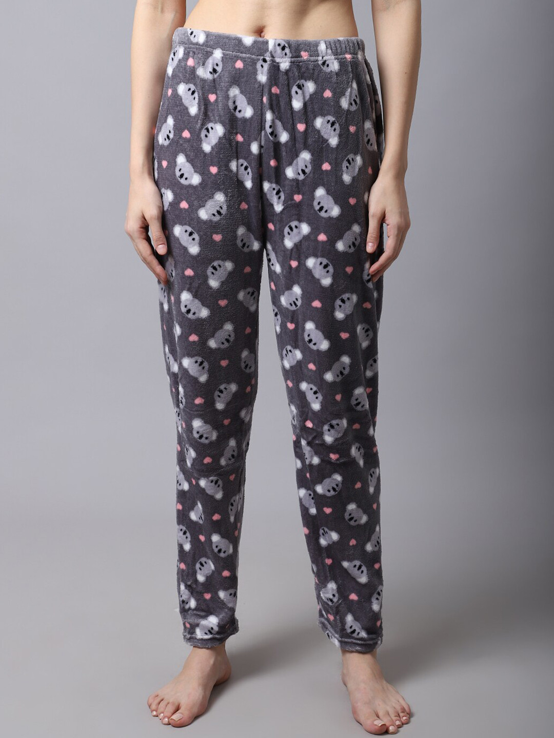 

TAG 7 Women Grey Printed Lounge Pants