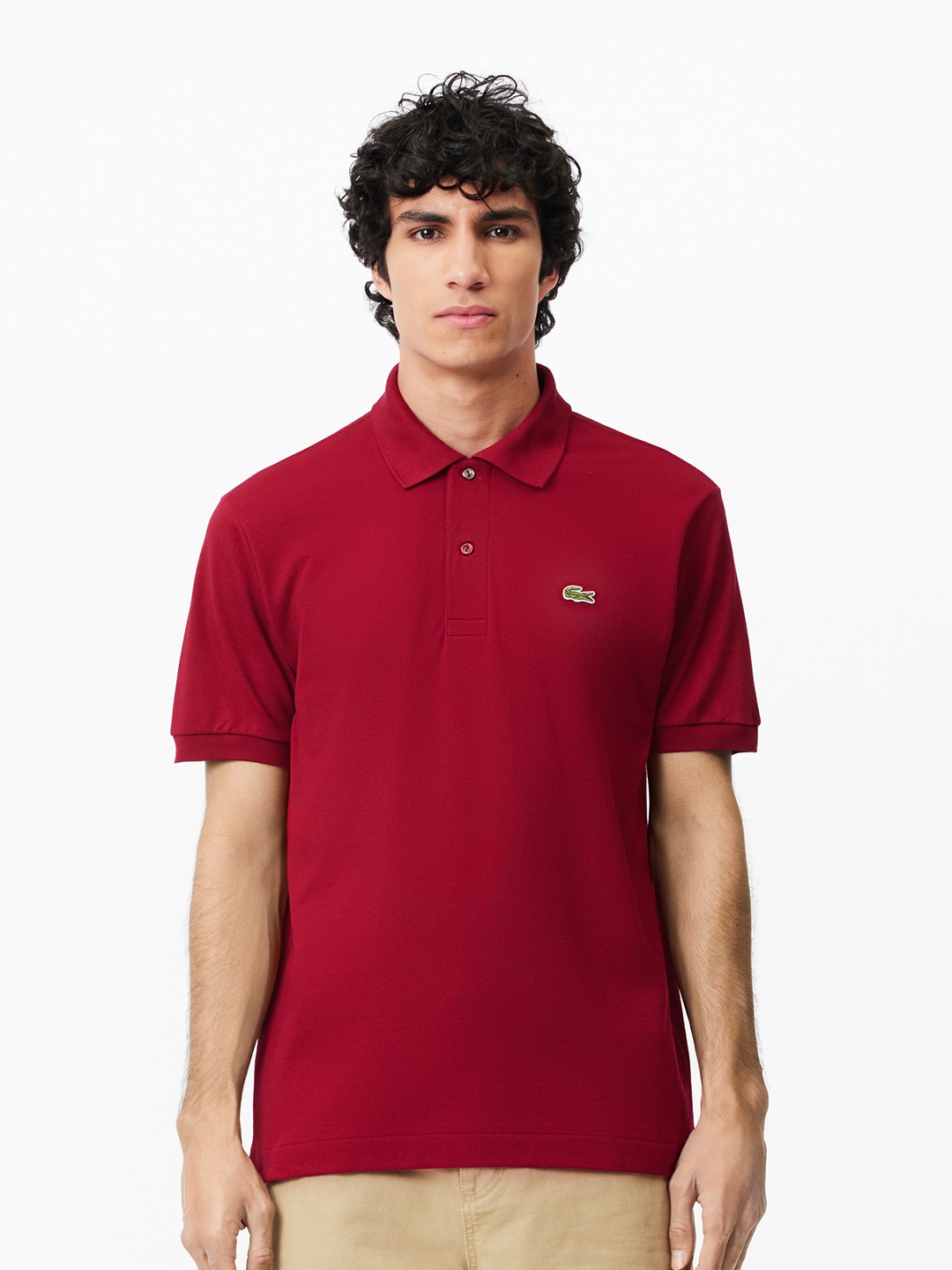 

Lacoste Maroon Classic Fit L.12.12 Polo