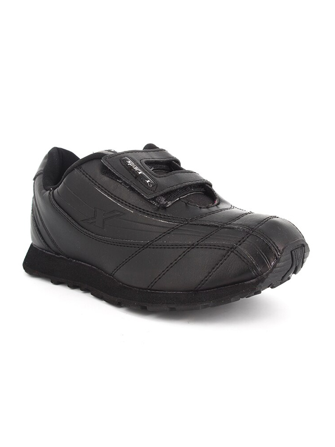 

Sparx Boys Round Toe Textile Sneakers, Black