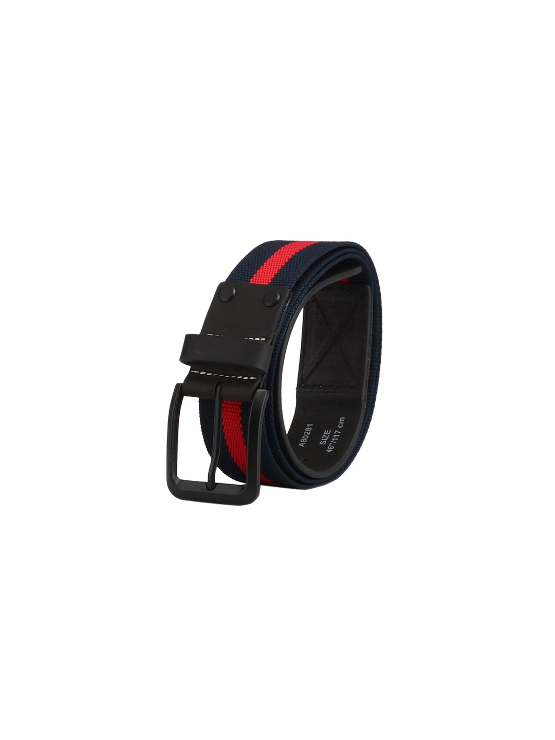 

Red Chief Men Black Printed Belt