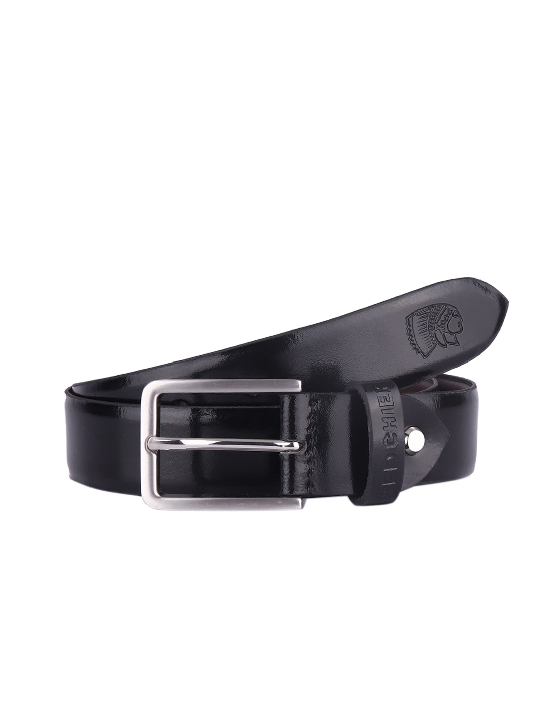 

Red Chief Men Black Leather Belt