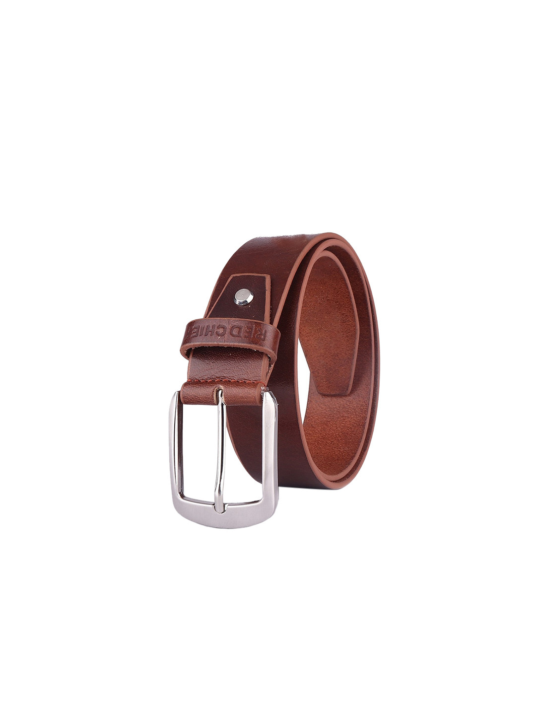 

Red Chief Men Tan Leather Belt